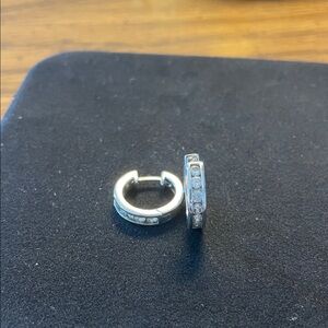 Elegant Silver 925 Hoop Earrings